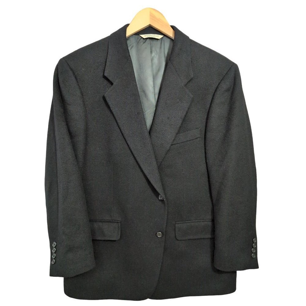Evan Picone Camel Hair Blazer Mens 40S 2 Button Single Vent Sport Coat Jacket